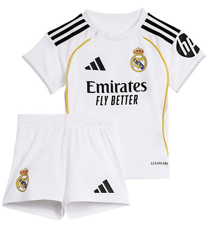 adidas Performance Fodboldsæt - Real H Baby - White