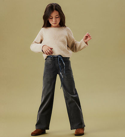 Name It Jeans - Wide - NkfRose - Dark Grey Denim