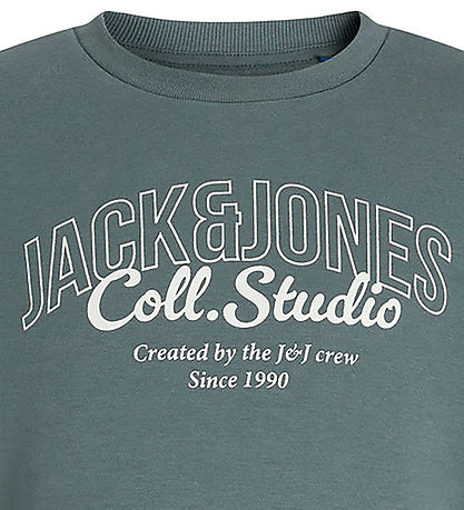 Jack & Jones Sweatshirt - JjMakoto - Stormy Weather/Big Print