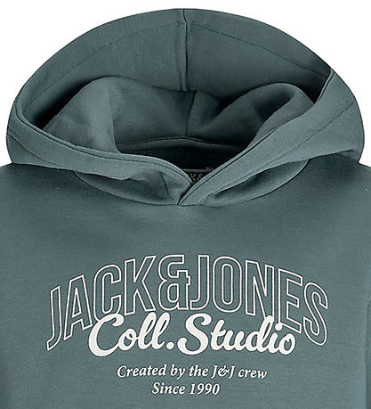 Jack & Jones Hættetrøje - JjMakoto - Stormy Weather/Big Print