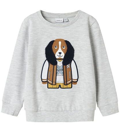 Name It Sweatshirt - NmmKamden - Light Grey Melange
