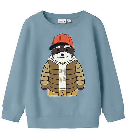 Name It Sweatshirt - NmmKamden - Dusty Blue