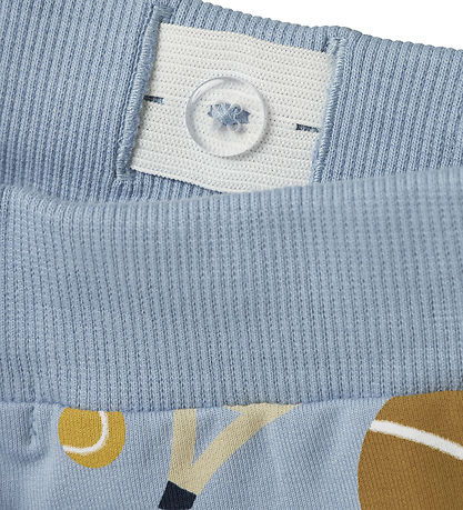 Name it Sweatpants - NmmKeaton - Dusty Blue m. Print