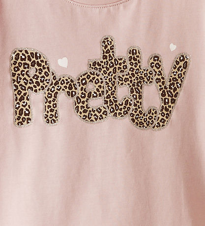Name It T-shirt - NmfLeoanja - Burnished Lilac m. Print