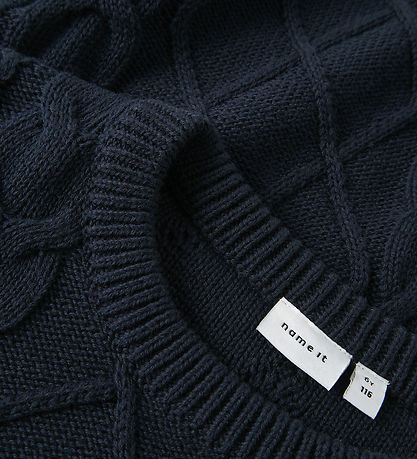 Name It Bluse - Strik - NmmLyle - Navy Blazer
