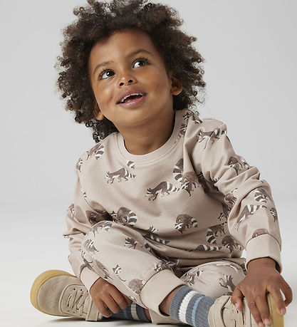 Name it Sweatshirt - NmmKeonel - Simply Taupe