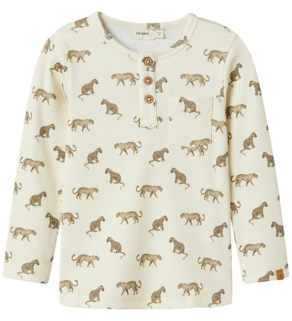 Lil Atelier Bluse - Rib - NmmLavo - Turtledove