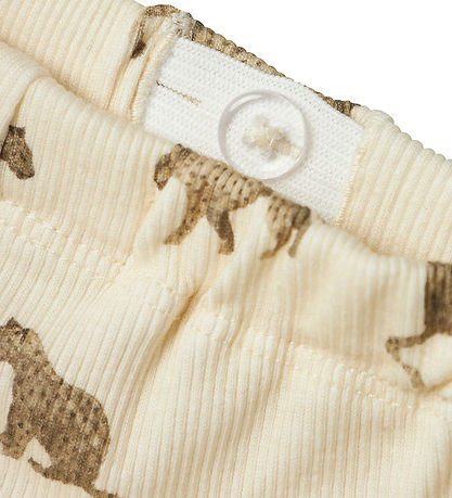 Lil Atelier Bukser - Rib - NbmLavo - Loose - Turtledove