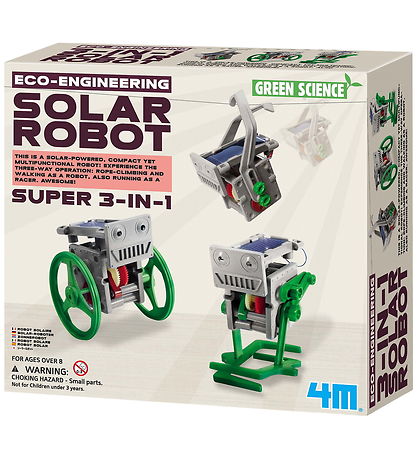 4M Eco-Engineering - 3-in-1 Mini Solar Robot