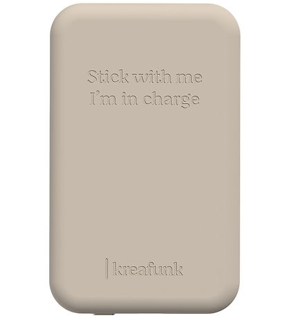 Kreafunk Powerbank - toCHARGE Qi - Ivory Sand - 5.000mAh