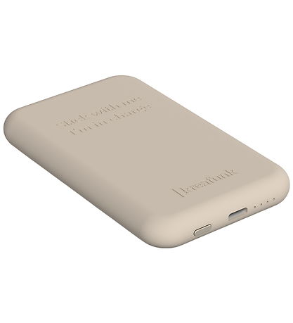Kreafunk Powerbank - toCHARGE Qi - Ivory Sand - 5.000mAh