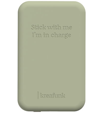 Kreafunk Powerbank - toCHARGE Qi - Dusty Olive - 5.000mAh