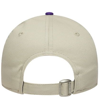 New Era Kasket - 9Forty - Los Angeles Lakers - Lysebeige/Lilla
