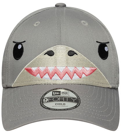 New Era Kasket - 9Forty - Shark - Grå