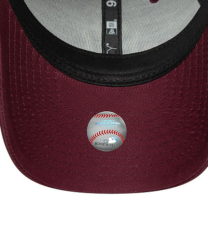 New Era Kasket - 9Forty - New York Yankees - Mørkerød