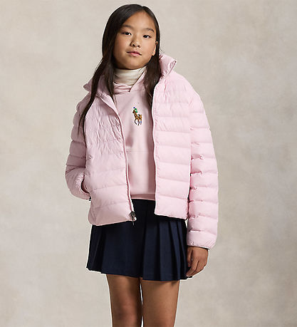 Polo Ralph Lauren Dynejakke - Bomber - Hint of Pink