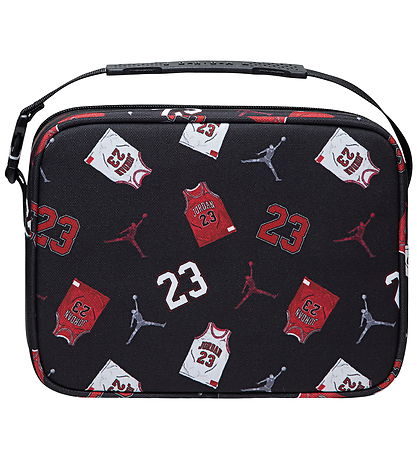 Jordan Køletaske - Lunch Box - Black/Gym Red/White