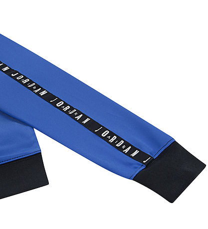 Jordan Træningssæt - Cardigan/Bukser - Sort/Sport Blue