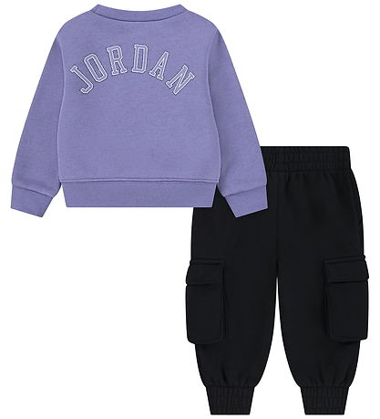 Jordan Sweatsæt - Sort/Lilla