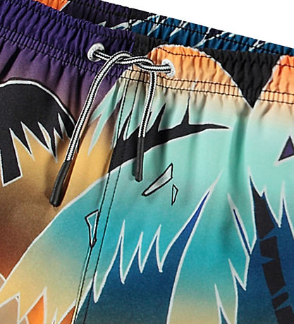Molo Badeshorts - UV50+ - Niko - Faded Palmtrees