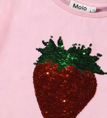 Molo T-shirt - Roseanna - Glitter Strawberry