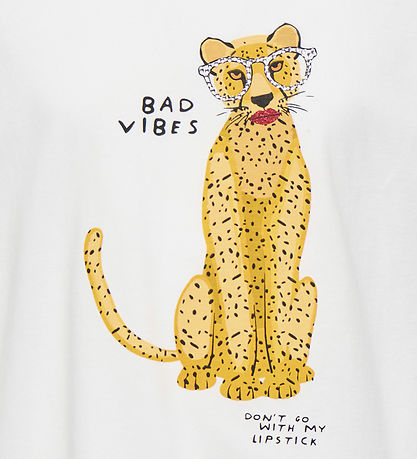 Kids Only T-shirt - KogBaria - Cloud Dancer/Lipstick