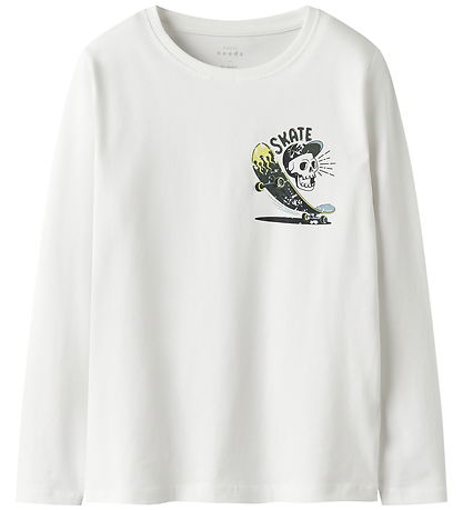 Name It T-shirt - NkmVux - Bright White/Skate