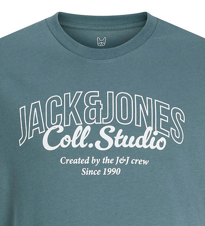 Jack & Jones T-shirt - JjMakoto - Stormy Weather/Big Print