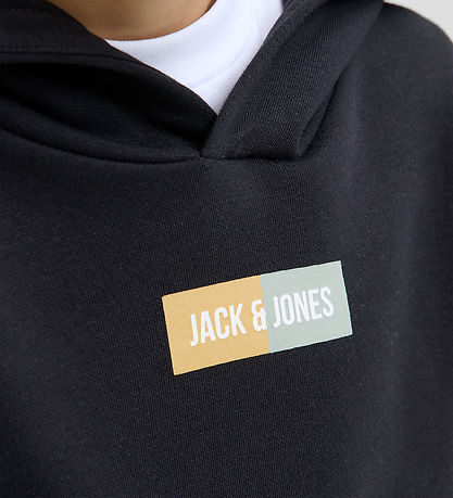 Jack & Jones Hættetrøje - JjPan - Black