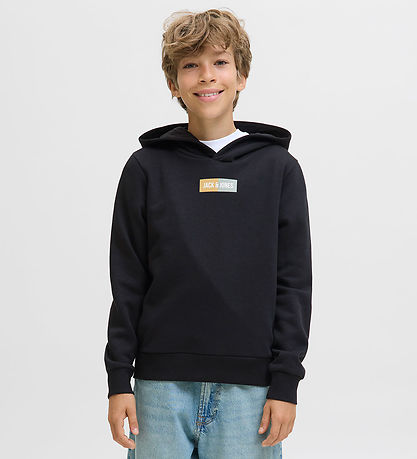 Jack & Jones Hættetrøje - JjPan - Black