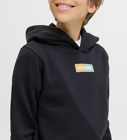 Jack & Jones Hættetrøje - JjPan - Black
