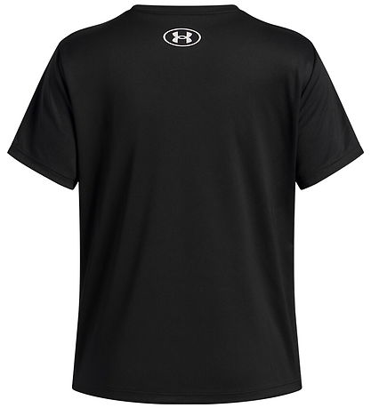 Under Armour T-shirt - Tech Varsity - Sort m. Print