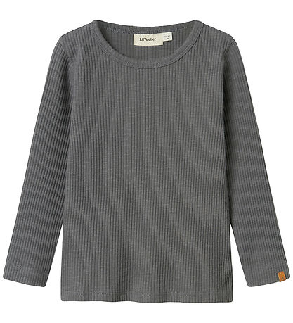 Lil Atelier Bluse - Rib - NmmRajo - Slim - Poppy Seed