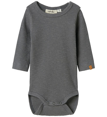 Lil Atelier Body l/æ - Rib - NbmRajo - Poppy Seed