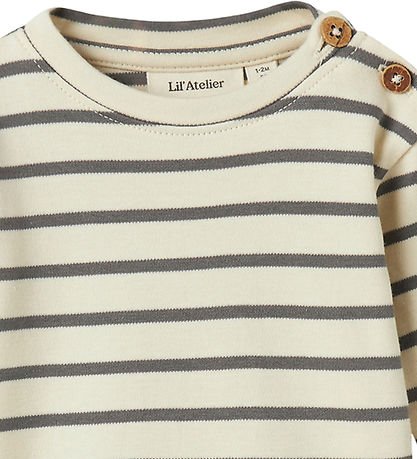 Lil Atelier Body l/æ - NbmLimia - Turtledove/POPPY SEED