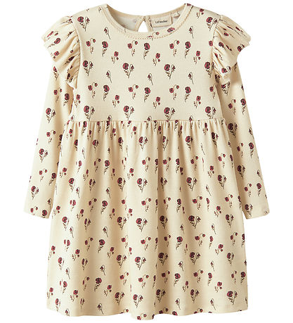 Lil Atelier Kjole - Rib - NmfLavo - Turtledove