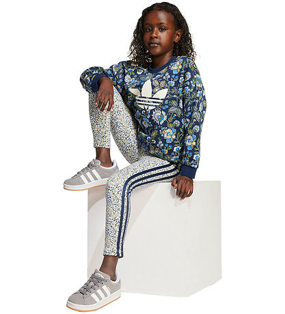adidas Orginals Sæt - Sweatshirt/Leggings - Crew - Nindig/Multco