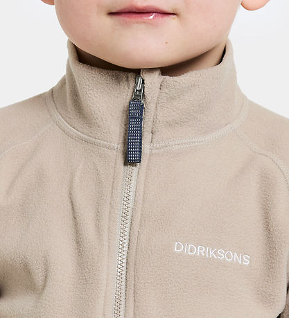 Didriksons Fleecejakke - Monte - Beach Beige