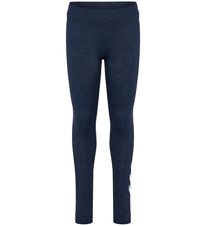 Hummel Leggings - HmlJr - Dress Blue Melange