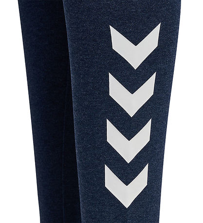 Hummel Leggings - HmlJr - Dress Blue Melange