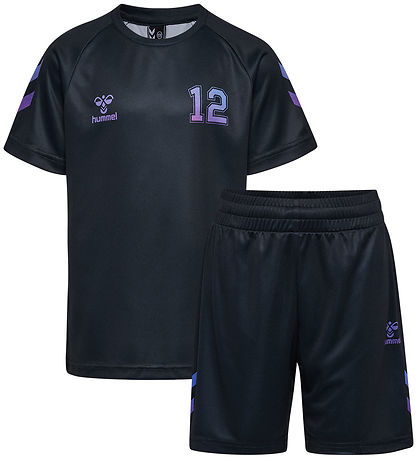 Hummel Træningssæt - HmlShimmer Set - Black/Cayenne