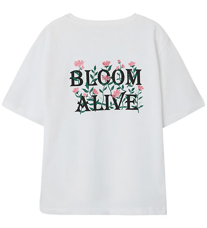 Name It T-shirt - NkfLonnie - Bright White m. Print