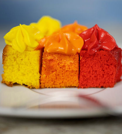 Dëna Kageform - Silikone - Rainbow - Mustard