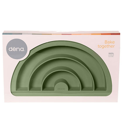 Dëna Kageform - Silikone - Rainbow - Sage Green