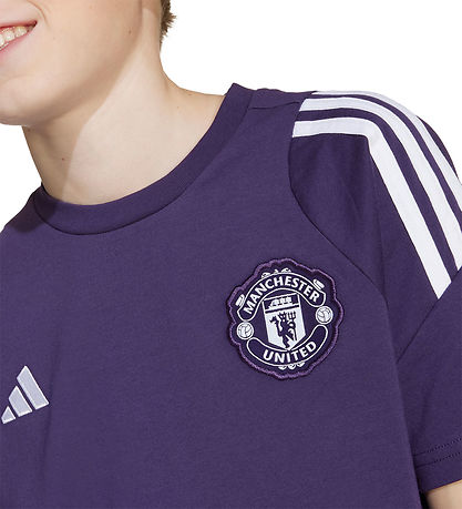 adidas Performance Fodboldtrøje - MUFC Y - AURPLU/WHITE