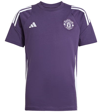 adidas Performance Fodboldtrøje - MUFC Y - AURPLU/WHITE