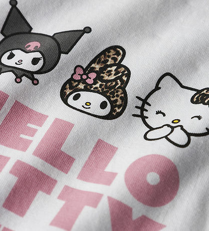 Name It T-shirt - NkfJixara - Hello Kitty - Bright White