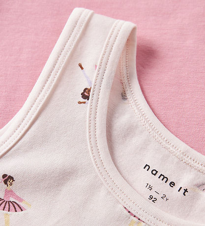 Name It Undertrøje - Noos - NmfTank - 2-pak - Pearl/Peony/Ballar