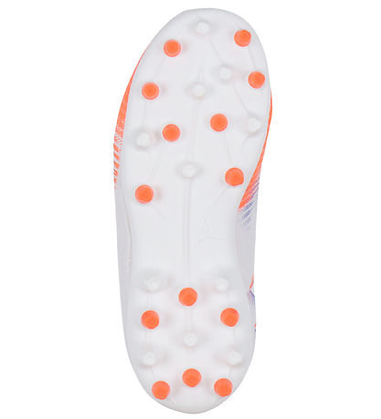 Puma Fodboldstøvler - Future 8 Play MG Jr - Hvid/Puma Sort/Glowi