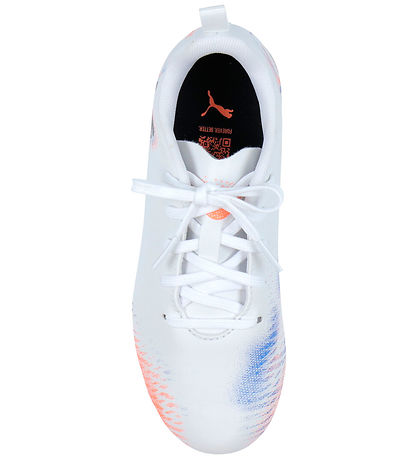 Puma Fodboldstøvler - Future 8 Play FG/AG - White/Puma Black/Gow